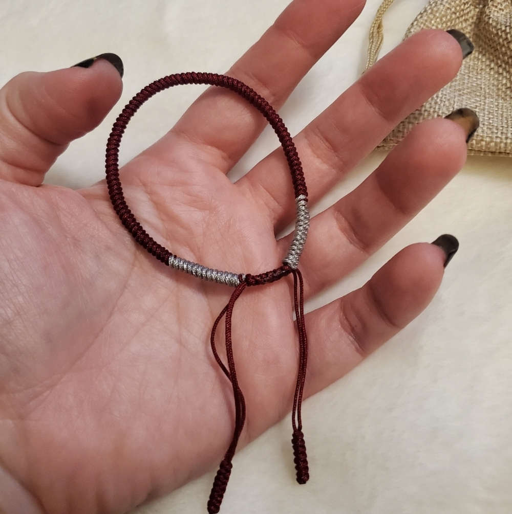New Tibetan Monk Lucky Knot Bracelet - Picture 3 of 5